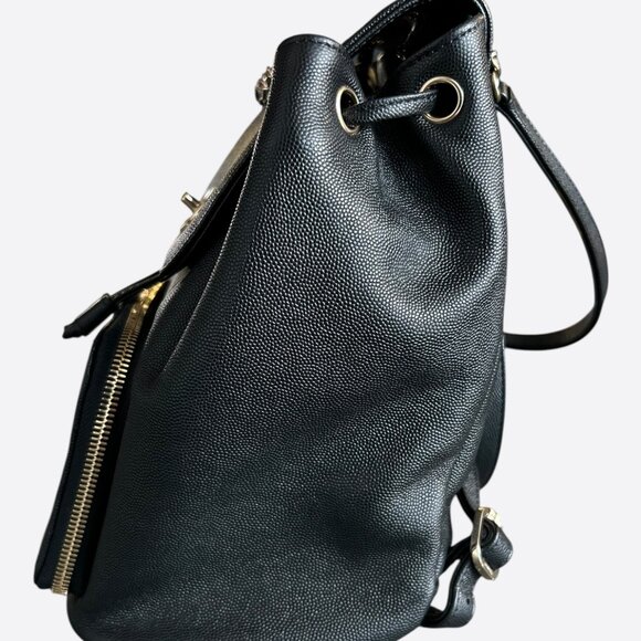 Chanel Black Caviar Quilted Business Affinity Backpack - Picture 4 of 7